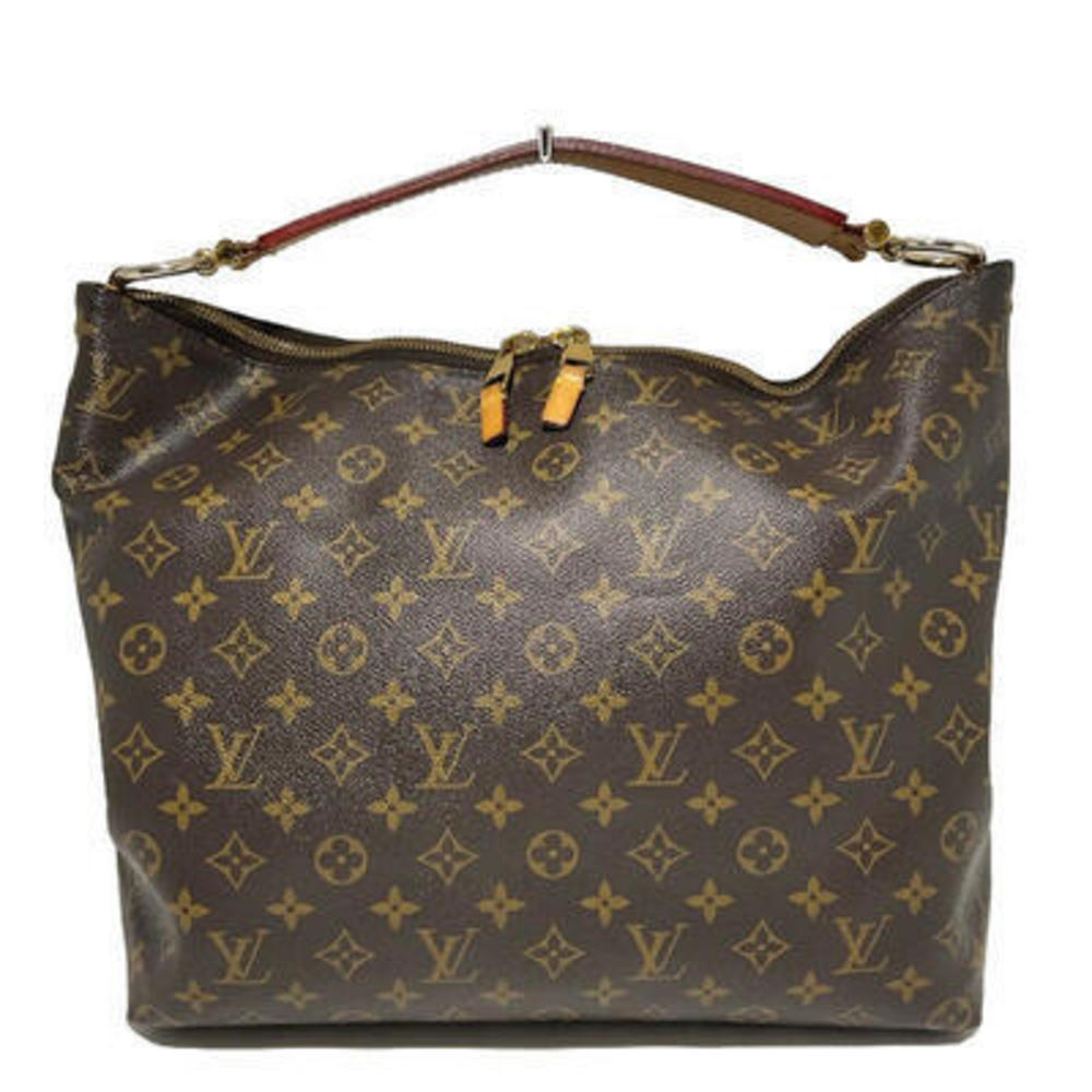 Louis Vuitton Sully Monogram Handbag Brown